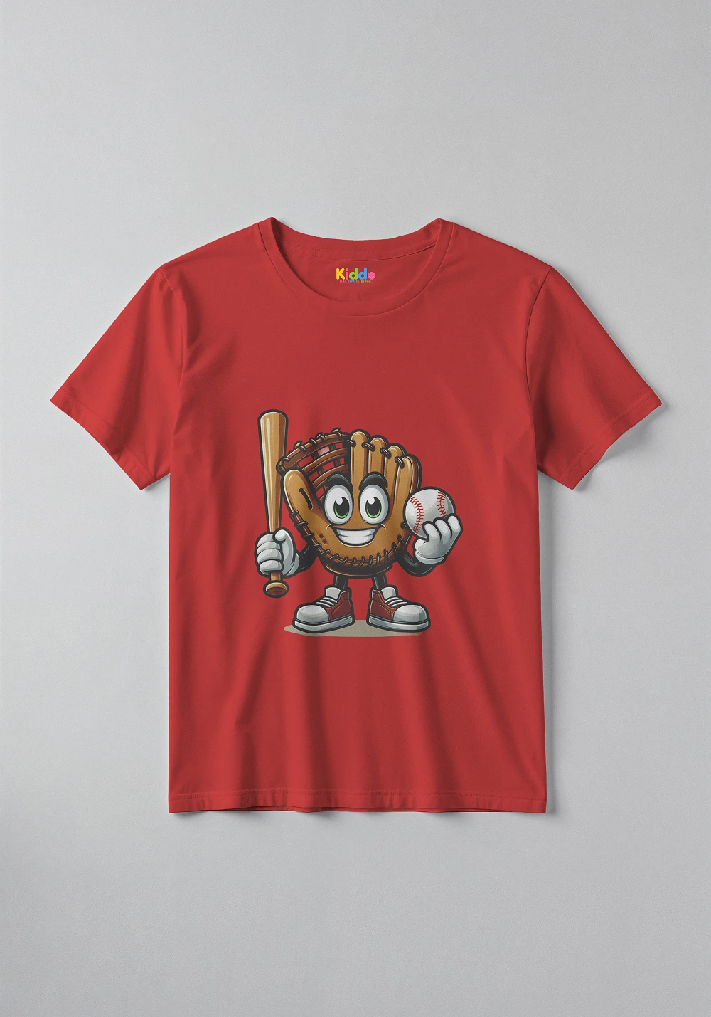 Baseball Glove Sports Tee – Kids Athletic Graphic T-Shirt
