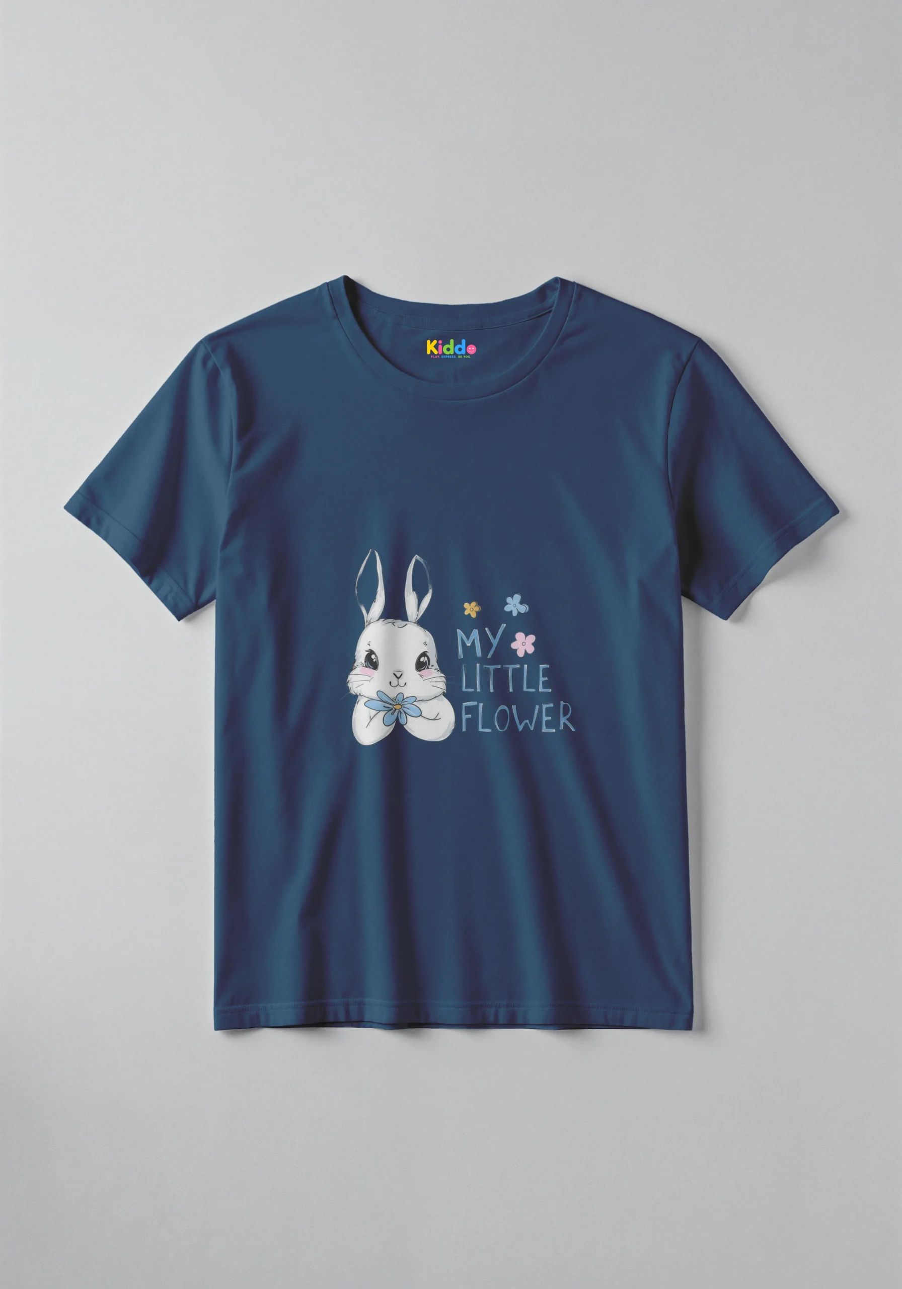 Little Flower Kids Graphic T-Shirt – Cute Floral Tee for Girls & Boys
