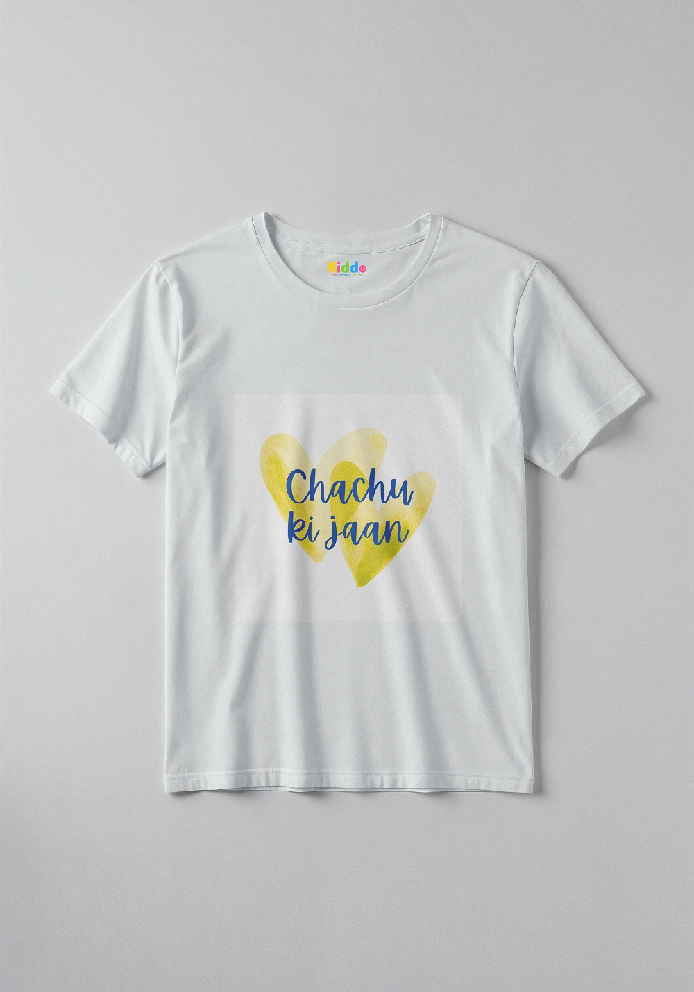 Chachu Blue Family Kids Graphic T-Shirt – Cute Family Bond Tee for Boys & Girls