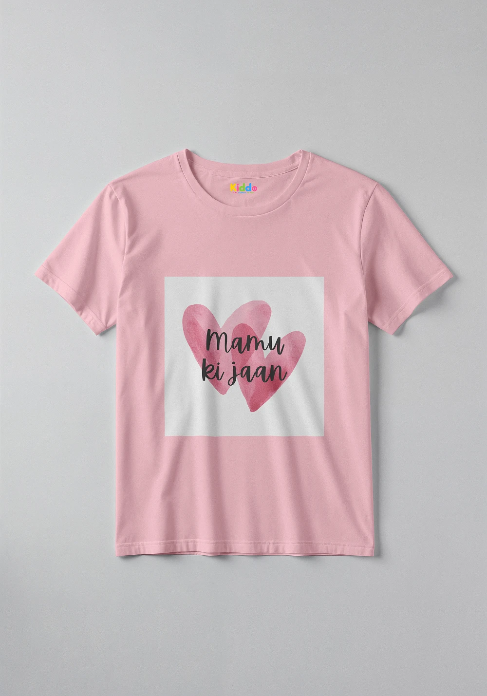 Mamu Red Family Kids Graphic T-Shirt – Cute Family Bond Tee for Boys & Girls