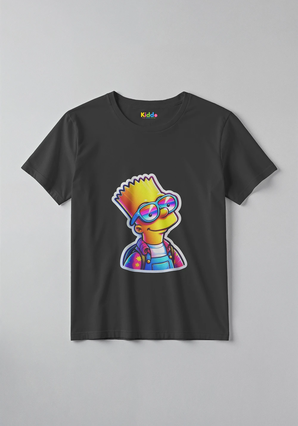 Simpson Cartoon Kids Graphic T-Shirt – Fun Animated Character Tee for Boys & Girls